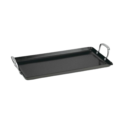 GreenGourmet® Hard Anodized Nonstick Eco-Friendly Double Burner Griddle