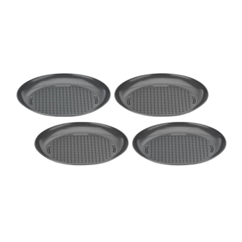 4-pc 6.5" Mini Pizza Pan Set